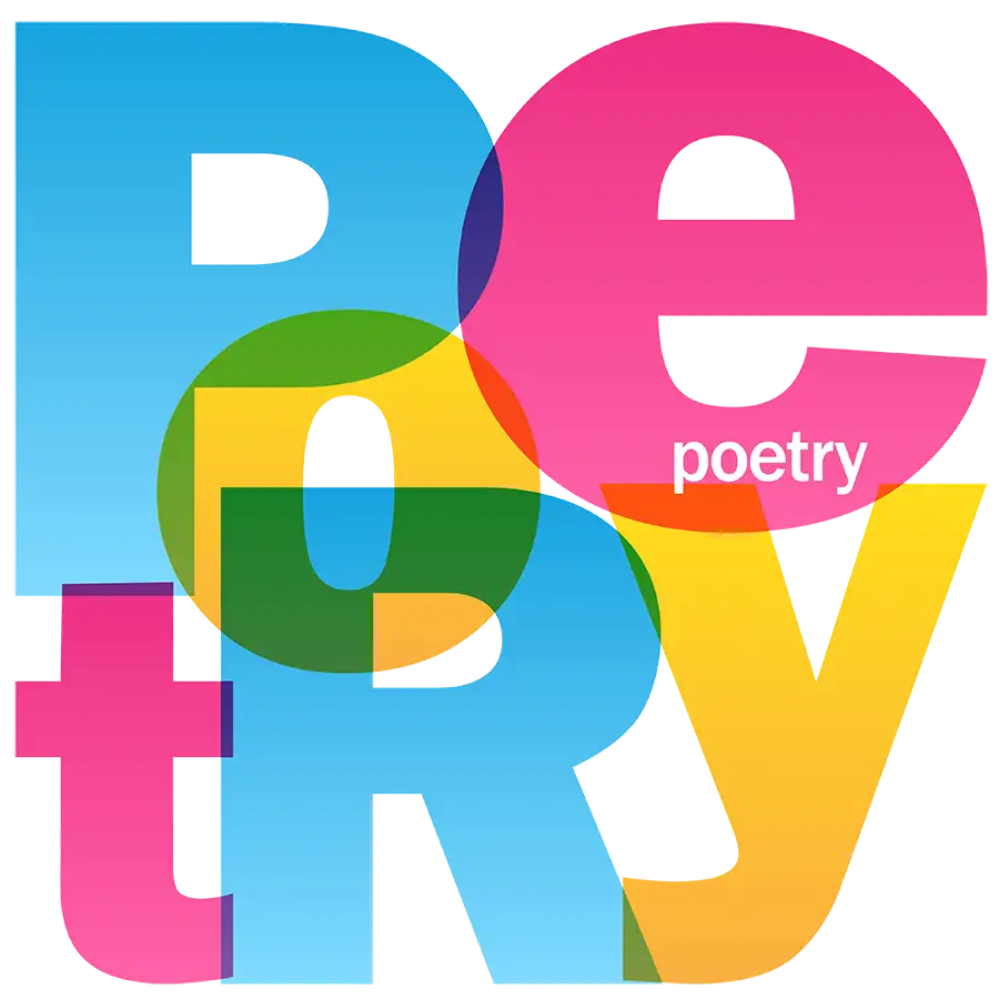 Word Poetry graphic, colorful letters - St. Louis