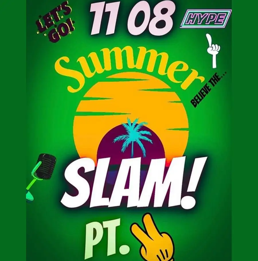 1108 Poetry past events - "2022 Summer Slam Part Two" online poetry slam poster - St. Louis